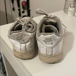 Nike Kids Gray and White Sneakers
